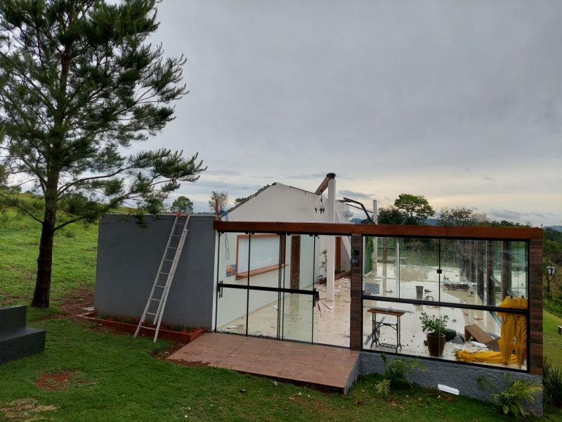 Vendaval aconteceu na noite de quarta-feira – Foto: Jean Carlos/Arquivo Pessoal/ND