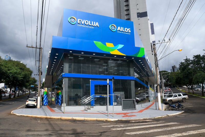 Ag&ecirc;ncia Evolua Chapec&oacute;, Nereu Ramos, uma das tr&ecirc;s unidades da Evolua no munic&iacute;pio catarinense – Foto: Divulga&ccedil;&atilde;o Evolua