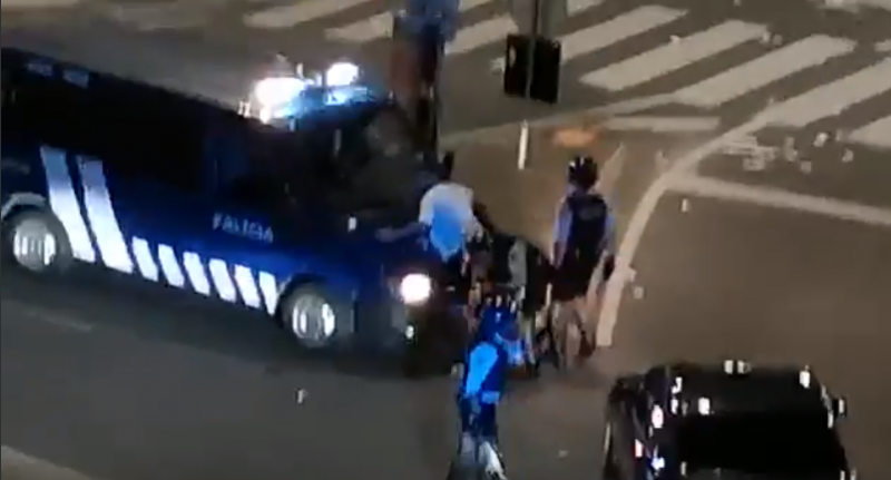 Torcida do Famalic&atilde;o brigou com a do Boavista – Foto: Reprodu&ccedil;&atilde;o Youtube