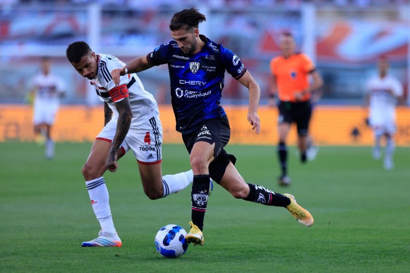 Independiente Del Valle venceu o S&atilde;o Paulo por 2 a 0 e ficou com o bicampeonato da Copa Sul-Americana em 2022 – Foto: IDVEC/Ag&ecirc;ncia Press South/Divulga&ccedil;&atilde;o/ND