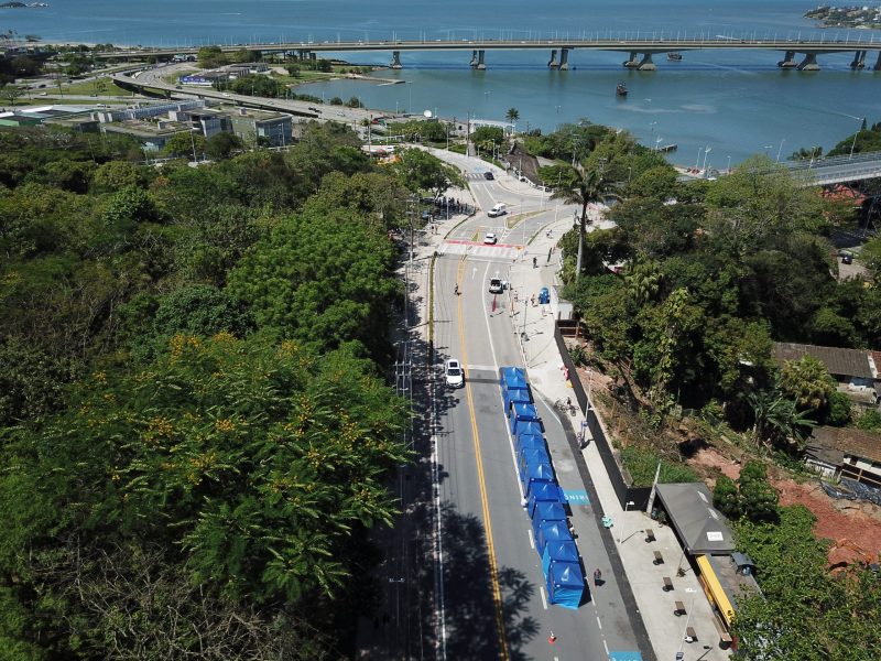 Feira da cabeceira insular da ponte Herc&iacute;lio Luz – Foto: Divulga&ccedil;&atilde;o/ND