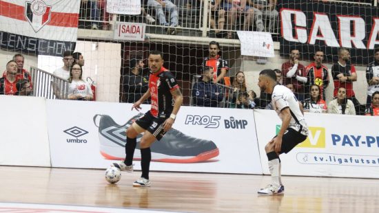 Dieguinho desfalca JEC no jogo de ida das quartas de final da Liga Nacional  de Futsal, futsal