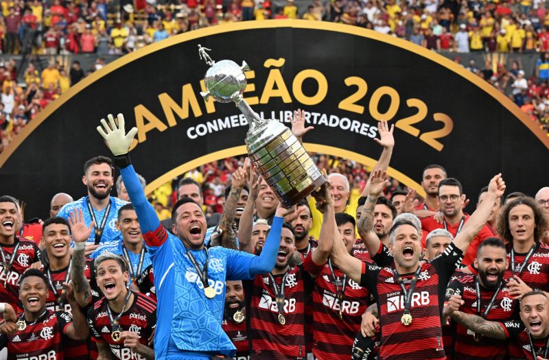 Flamengo é o campeão da Libertadores; clube mais pesquisado do Brasil &#8211; Foto: Conmebol/Divulgação/ND