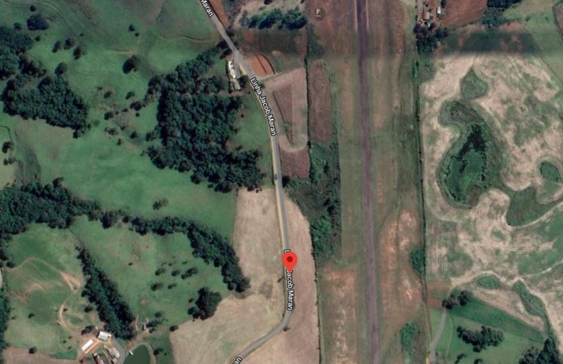O caso foi registrado na linha Jacob Maran, interior de Dion&iacute;sio Cerqueira. &mdash; Foto: Google Maps/Reprodu&ccedil;&atilde;o/ND