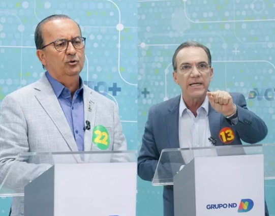 Candidatos Jorginho Mello e D&eacute;cio Lima – Foto: Arquivo ND