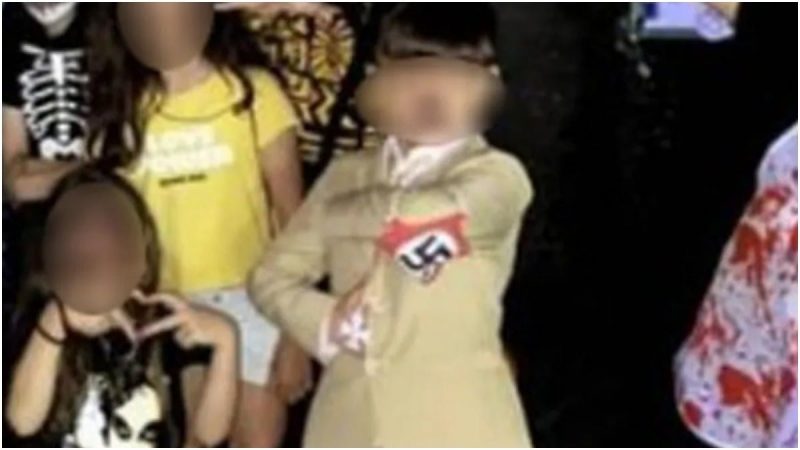 Crian&ccedil;a fantasiada de Hitler: col&eacute;gio emitiu nota explicando o ocorrido, mas MP entrou em a&ccedil;&atilde;o – Foto: Reprodu&ccedil;&atilde;o