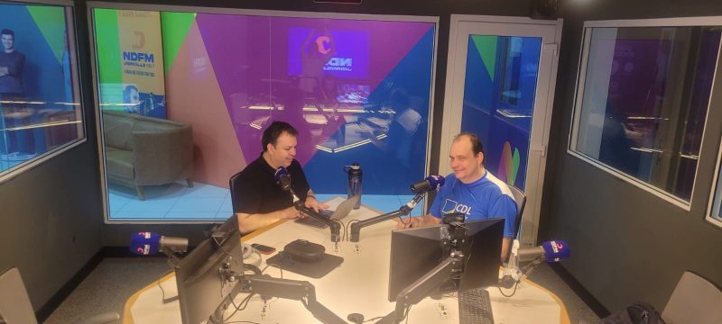 GIRO ND – Matheus Furlan e&nbsp; Coordenador do evento, Guilherme Kulkamp