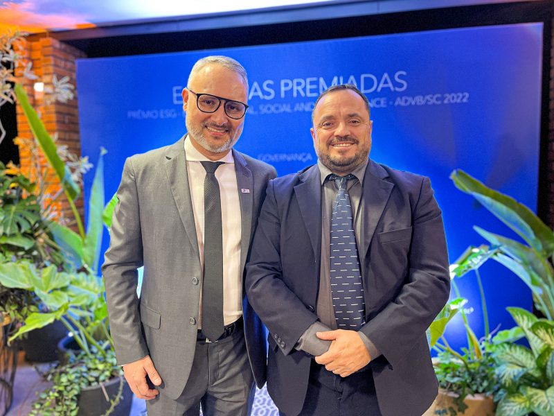 Cristiano Mielczarski e Fabiano de Souza Aguiar – Foto: Willian Ricardo/ND