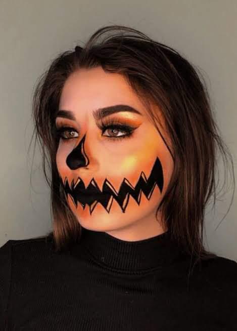 Faça você mesmo: Maquiagem de caveira [Halloween]  Maquiagem halloween,  Maquiagem para o dia das bruxas, Pinturas faciais para o halloween
