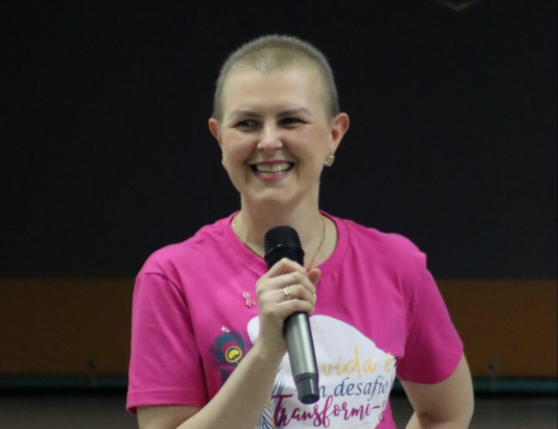 Lenir &eacute; moradora de Chapec&oacute;, ela enfrentou e venceu o c&acirc;ncer. &mdash; Foto: Assessoria/Reprodu&ccedil;&atilde;o/ND