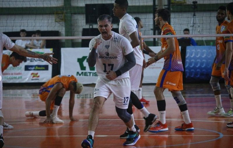 Joinville V&ocirc;lei garantiu vaga na Superliga B em 2023 – Foto: Divulga&ccedil;&atilde;o/ND