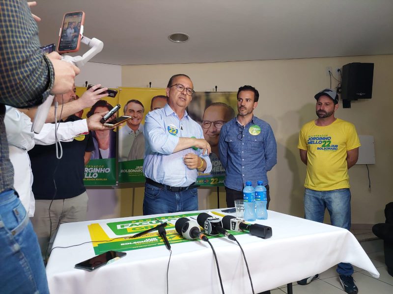 Jorginho Mello est&aacute; no 2&ordm; turno – Foto: Caroline Figueiredo/ND