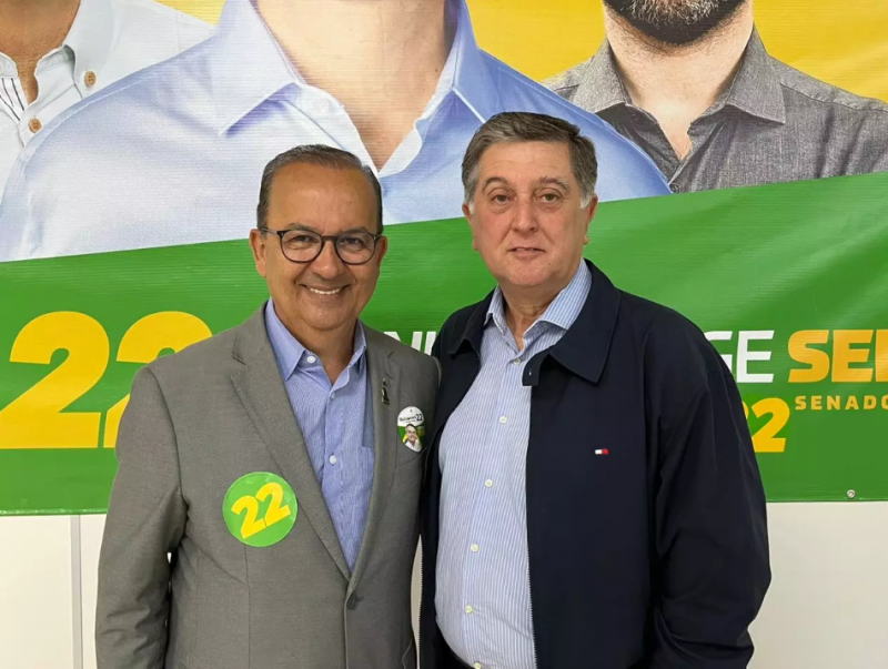 Florianopolis Mayor Toasio Silveira Neto (PSD) met with the PL candidate last Thursday (6th) and officially announced his support for the second round - Photo: Disclosure/ND