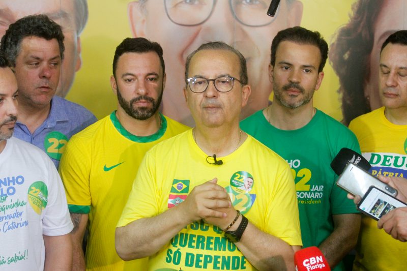 Jorginho Mello lamentou a derrota de Jair Bolsonaro – Foto: Leo Munhoz/ND