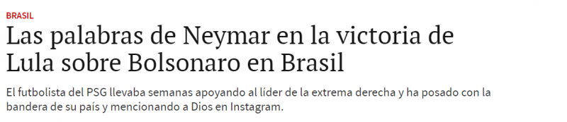 Jornal espanhol comenta apoio de Neymar a Bolsonaro – Foto: Reprodu&ccedil;&atilde;o/Internet/ND