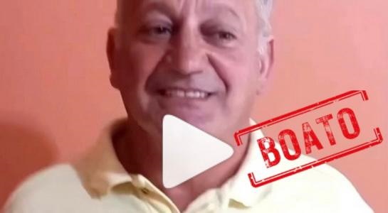 O eleitor compartilhou a not&iacute;cia falsa na internet, por meio de um v&iacute;deo. &mdash; Foto: Justi&ccedil;a Eleitoral/Reprodu&ccedil;&atilde;o/ND