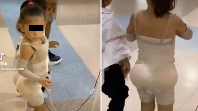 Fantasia de lipo n&atilde;o caiu bem, de acordo com internautas – Foto: Reprodu&ccedil;&atilde;o