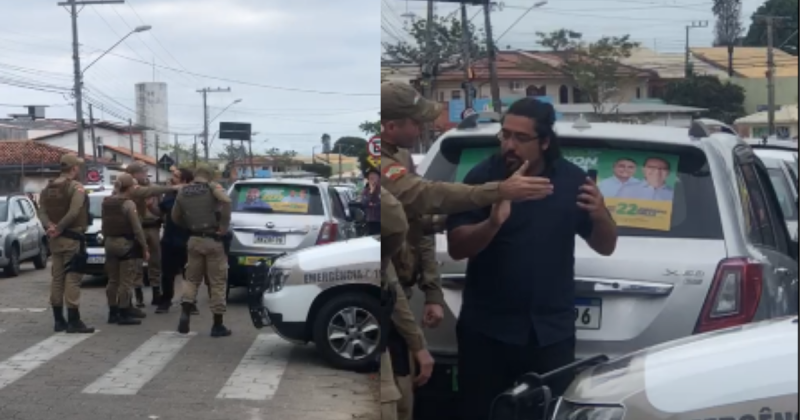 Maikon Costa (PL) foi preso neste domingo (2) – Foto: Montagem/ND