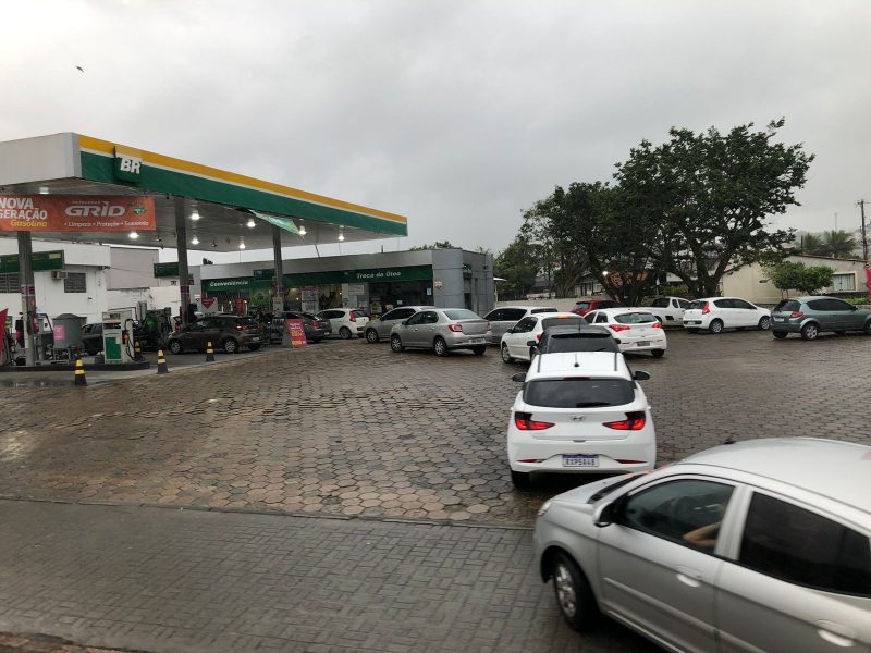 Posto Ipiranga da Santa Catarina, em Joinville – Foto: Mariana Pereira/NDTV Record Joinville