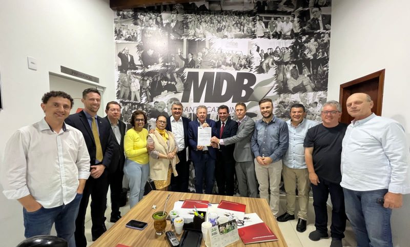 Comando do MDB decide apoiar Jorginho e Bolsonaro &#8211; Foto: Divulgação