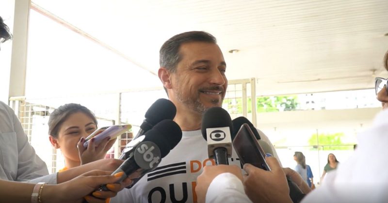 Sorridente, Moisés brincou sobre o que faltou para ele ir ao segundo turno