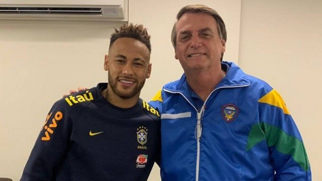 Neymar apoiou abertamente Jair Bolsonaro durante as eleições