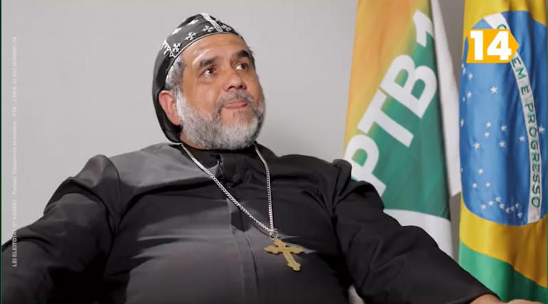 Kelmon Luis da Silva Souza, padre Kelmon disputou as elei&ccedil;&otilde;es 2022 como candidato &agrave; presid&ecirc;ncia da Rep&uacute;blica – Foto: Reprodu&ccedil;&atilde;o/ND