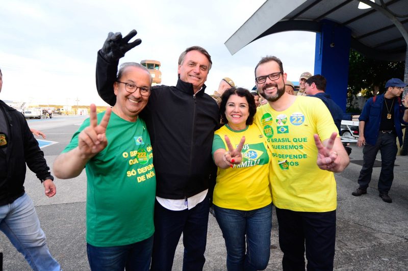 Jorginho, Bolsonaro, Marilisia e sSeif Junior – Foto: Divulga&ccedil;&atilde;o