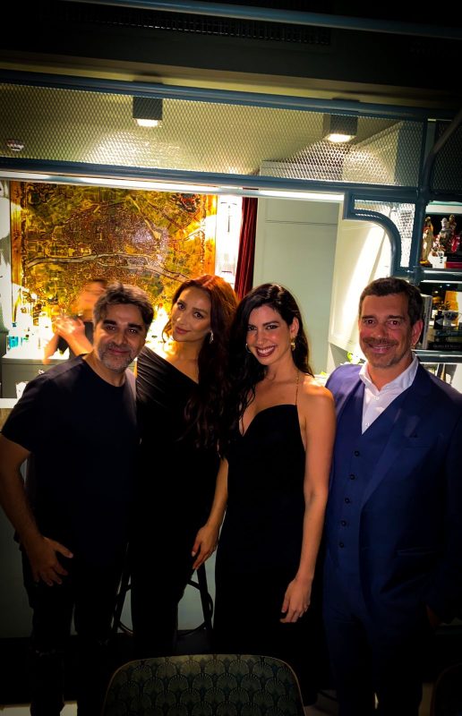 As duas famosas e os dois manezinhos Marcinho e Adriano – Foto: Divulga&ccedil;&atilde;o