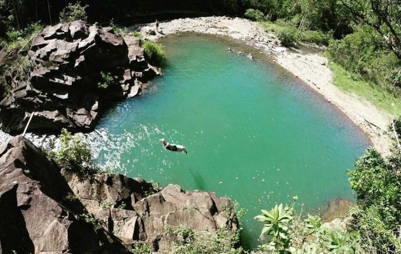 Po&ccedil;o do Viol&atilde;o, em Timb&eacute; do Sul – Foto: Timbeleza