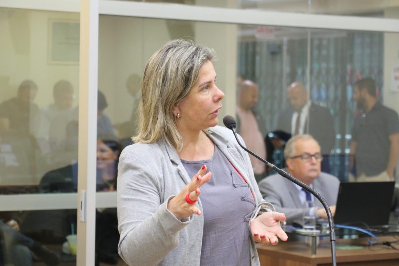 Vereadora Priscila Fernandes, autora do projeto – Foto: &Eacute;dio H&eacute;lio Ramos/Divulga&ccedil;&atilde;o/ND