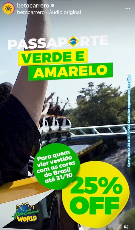 Promo&ccedil;&atilde;o Verde e Amarela foi lan&ccedil;ada h&aacute; dois dias e provocou reclama&ccedil;&otilde;es – Foto: Redes Sociais/Divulga&ccedil;&atilde;o