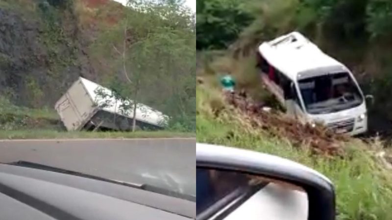 Acidente ocorreu na tarde desta sexta-feira (17). – Foto: Reprodu&ccedil;&atilde;o/Internet