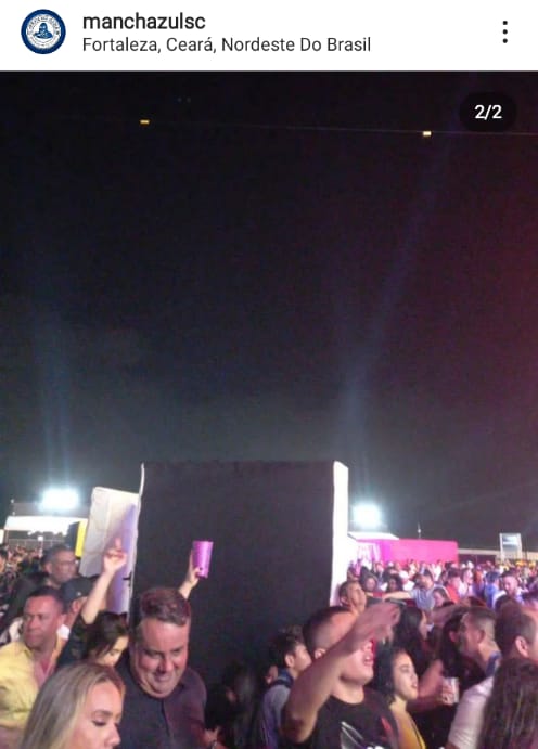 Jorge Macedo curtiu a balada antes do jogo do Ava&iacute; diante do Fortaleza? – Foto: TMA