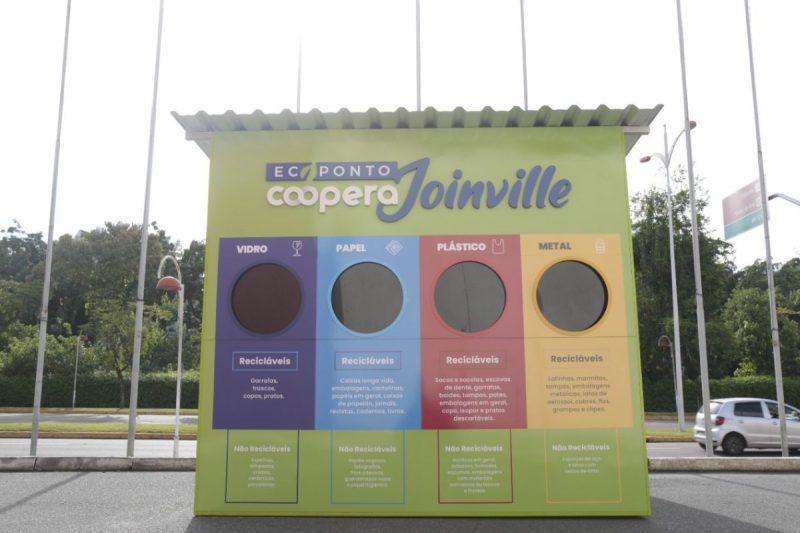 Ponto de coleta no Centreventos Cau Hansen – Foto: Prefeitura de Joinville/Divulga&ccedil;&atilde;o
