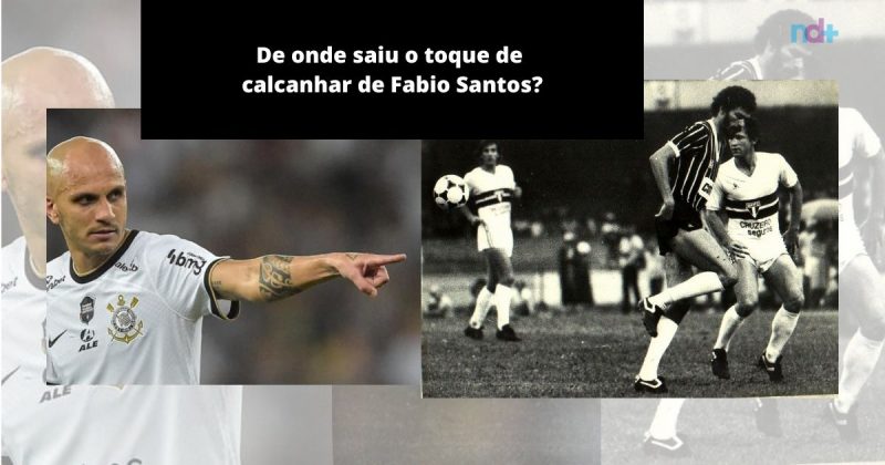 Lateral do Corinthians, Fabio Santos, inventou o “calcanhar esp&iacute;rita” – Foto: Reprodu&ccedil;&atilde;o