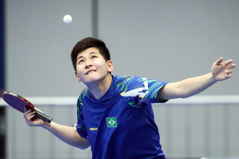 Jogos Sul-americanos Assun&ccedil;&atilde;o 2022 – T&ecirc;nis de mesa – Na foto atleta Luca Aiko Kumahara. Foto: Gaspar N&oacute;brega/COB