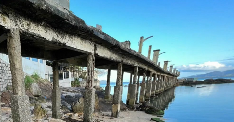 Trapiche da praia da Saudade, em Florian&oacute;polis – Foto: Reprodu&ccedil;&atilde;o/NDTV