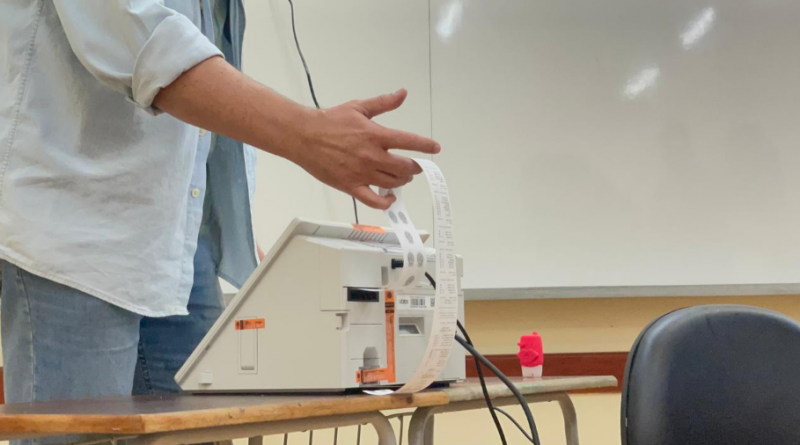 Apura&ccedil;&atilde;o&nbsp; dos votos do primeiro turno foi conclu&iacute;da nesta ter&ccedil;a-feira (4) – Foto: Luis Gustavo Debiasi/ND