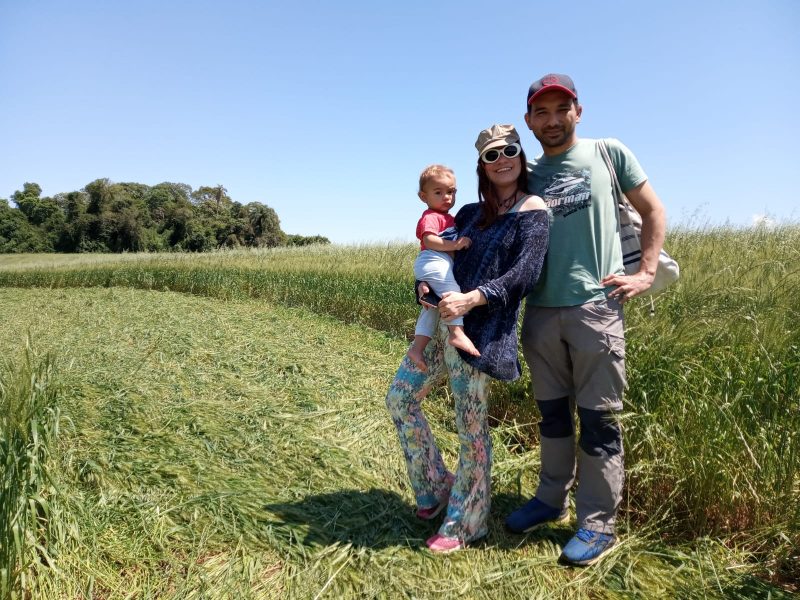 Tais Proto Vendrame e Saimon Vendrame, s&atilde;o de S&atilde;o Paulo e moram em Chapec&oacute; h&aacute; cinco anos. – Foto: Valeria Cenci/ND
