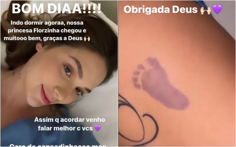 Virginia comunicou o nascimento da filha mais nova. – Foto: Reprodu&ccedil;&atilde;o/Internet