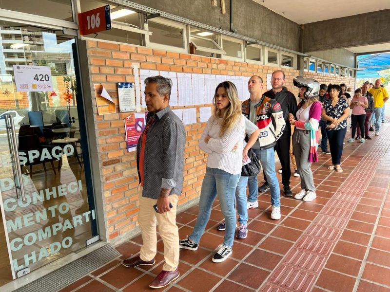 Vota&ccedil;&atilde;o em Itaja&iacute; foi tranquila, sem flagrante de crime eleitoral – Foto: Reprodu&ccedil;&atilde;o/ND