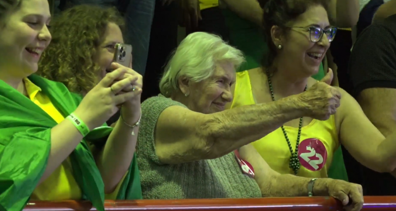 Homenagem a uma das apoiadoras – Foto: Reprodu&ccedil;&atilde;o/ND