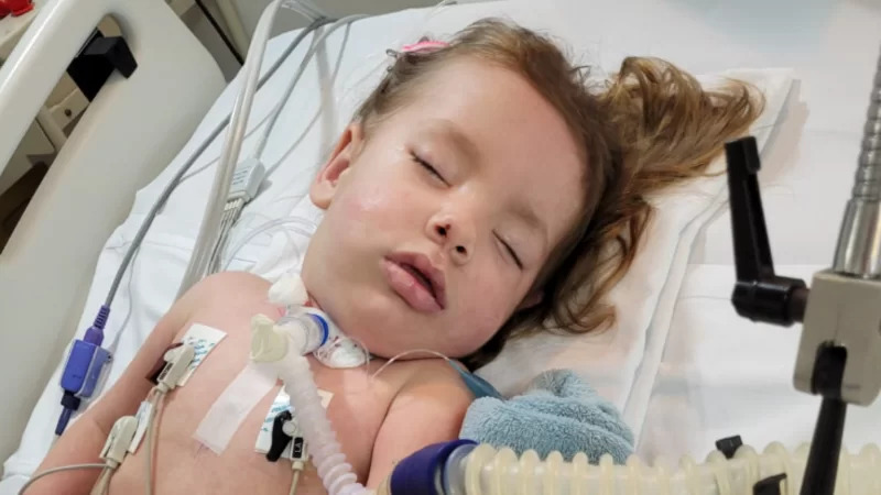 Lara segue internada na UTI do Hospital Pequeno Anjo – Foto: Reprodu&ccedil;&atilde;o/Internet/ND