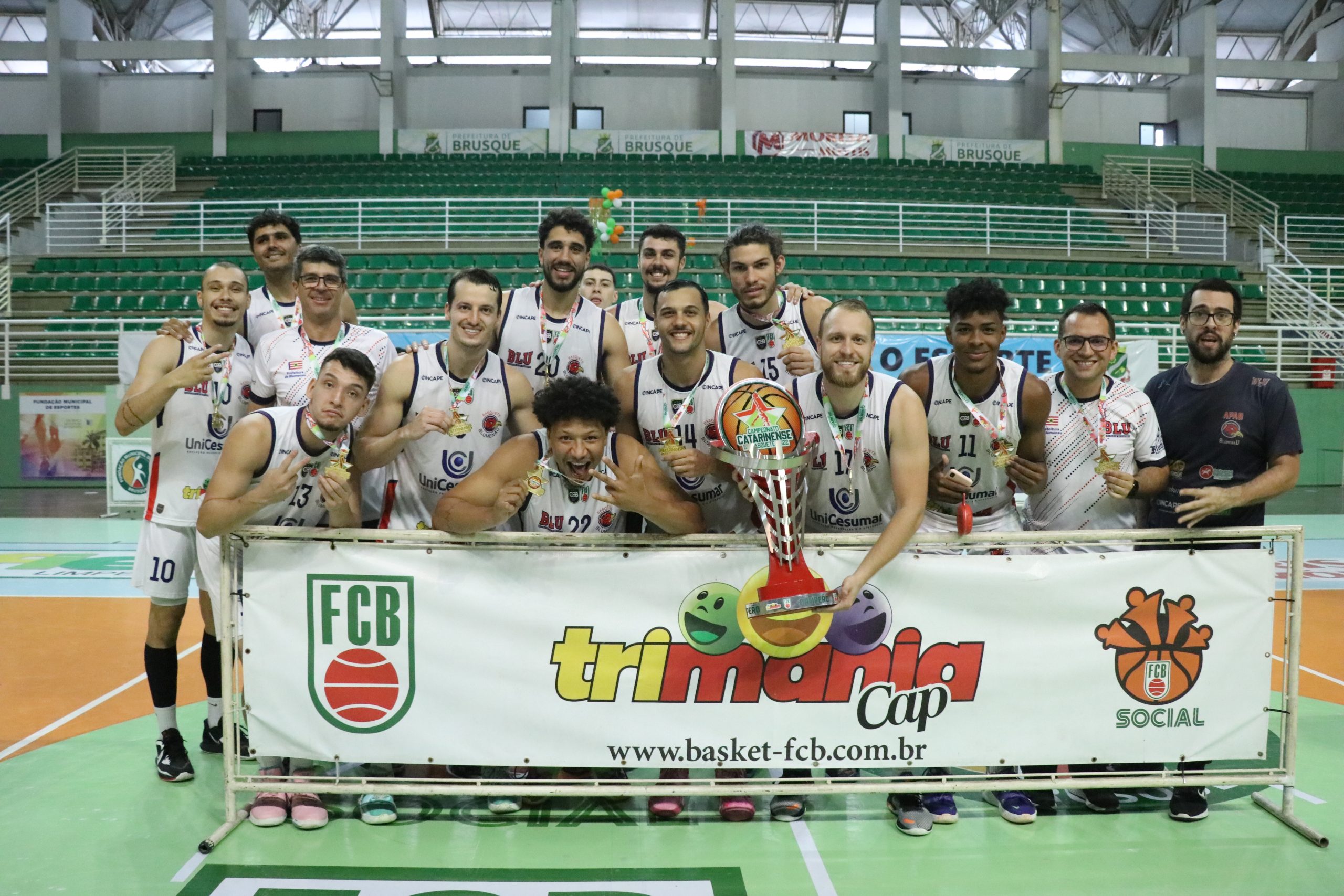 BASQUETE AO VIVO – Brusque x Blumenau, Campeonato Catarinense - Final Four