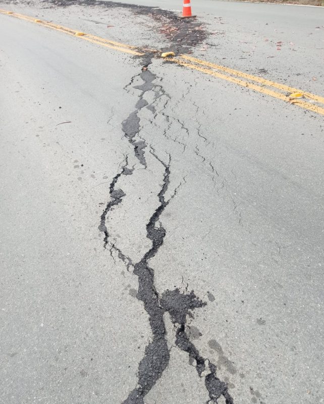 Tráfego de veículos pesados na SC-350 está proibido – Foto: Divulgação/Polícia Militar Rodoviária