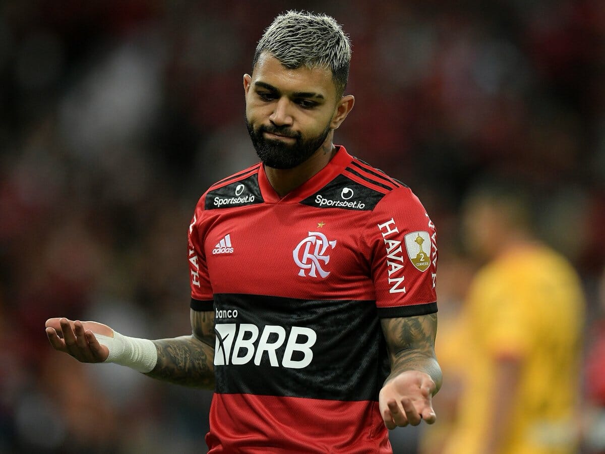 Gabigol criticou a arbitragem após eliminação do Flamengo na Libertadores