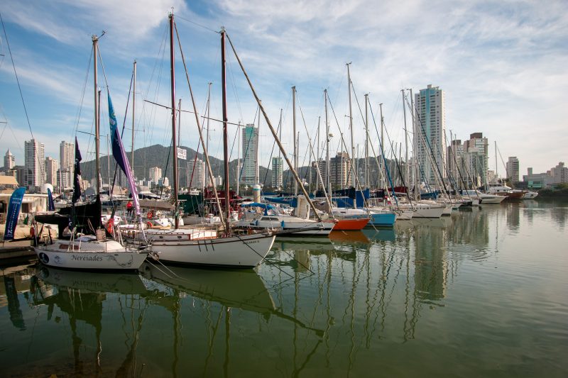 Certificada com a Bandeira Azul, Marina Itaja&iacute; iniciou opera&ccedil;&otilde;es em 2016 – Foto: Acioni Cassaniga /Divulga&ccedil;&atilde;o/ND