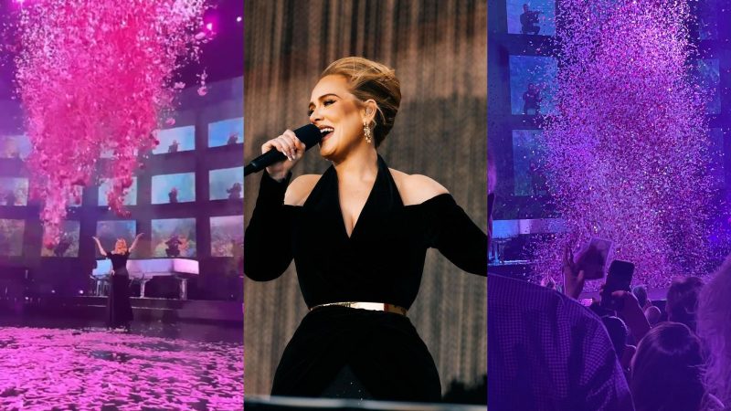 Sa&iacute;da ‘m&aacute;gica’ de Adele do palco encanta e confunde internautas – Foto: Raven B. Varona e Reprodu&ccedil;&atilde;o/Internet/ND