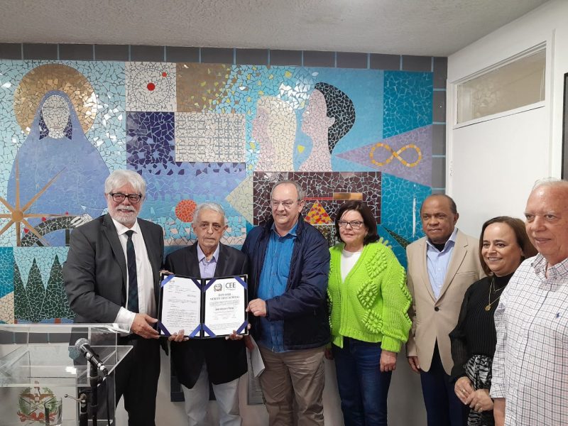 Homenagem ao professor Aderson Flores – Foto: Divulga&ccedil;&atilde;o/ND